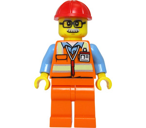 LEGO Pracownik budowlany Minifigurka