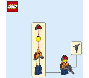 LEGO Construction worker 952111 Byggeinstruksjoner