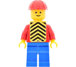 LEGO Stavební dělník s Vesta Minifigurka