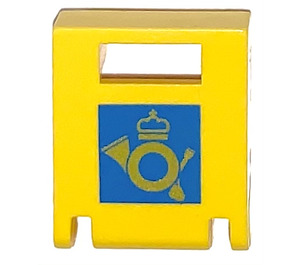 LEGO Récipient Boîte 2 x 2 x 2 Porte avec Fente avec Post logo (4346)
