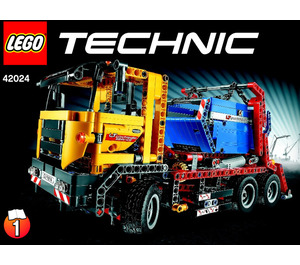 LEGO Container truck Set 42024 Instructions