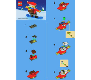 LEGO Cool Santa Set 40000 Instructions