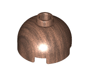 LEGO Copper Brick 2 x 2 Round with Dome Top (Safety Stud, Axle Holder) (3262 / 30367)