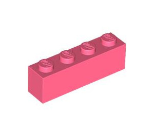 LEGO Koralle Backstein 1 x 4 (3010 / 6146)