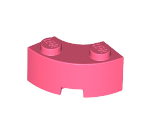 LEGO Coral Brick 2 x 2 Round Corner with Stud Notch and Reinforced Underside (85080)
