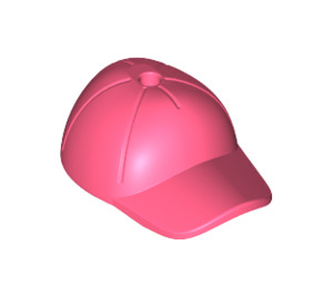 LEGO Coral Cap with Short Curved Bill with Hole on Top (11303)