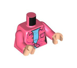 LEGO Coral Ellie Sattler Minifig Torso (973 / 76382)