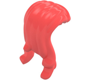 LEGO Coral Long Hair with Left Side Swept (77184)