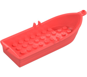 LEGO Korall Minifigur Row Båt med Oar Holders (2551 / 21301)