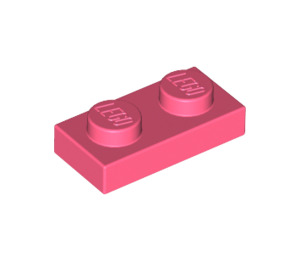 LEGO Koraal Plaat 1 x 2 (3023 / 28653)