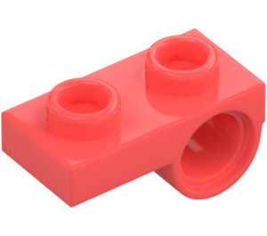 LEGO Corallo Piastra 1 x 2 con Underside Foro (18677 / 28809)