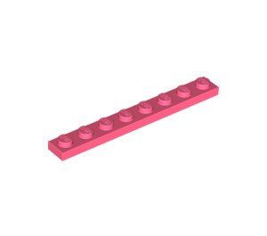 LEGO Coral Plate 1 x 8 (3460)