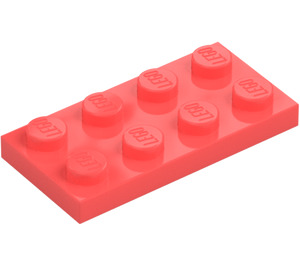 LEGO Koral Płytka 2 x 4 (3020)