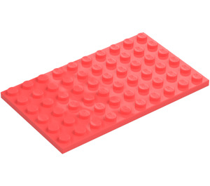 LEGO Korall Platta 6 x 10 (3033)