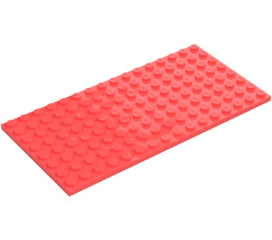 LEGO Corail assiette 8 x 16 (92438)