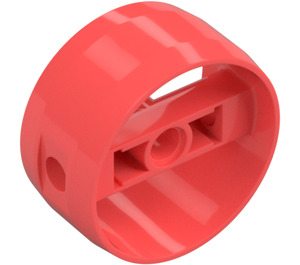 LEGO Coral Technic Cylinder with Center Bar (41531 / 77086)