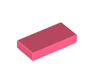 LEGO Coral Tile 1 x 2 with Groove (3069 / 30070)