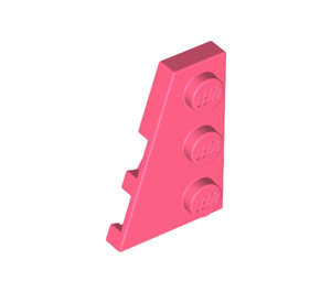 LEGO Coral Wedge Plate 2 x 3 Wing Left (43723)