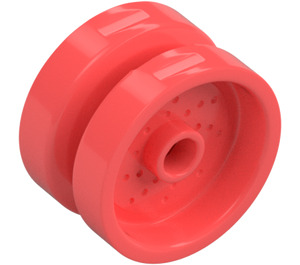 LEGO Coral Wheel Rim Ø18 x 12 with Brake Vents (66727)