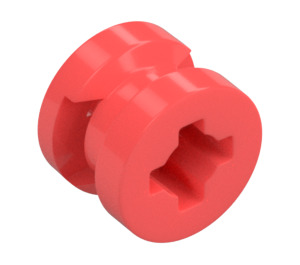 LEGO Coral Wheel Rim Ø8 x 6.4 with Side Notch (34337)