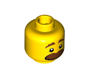 LEGO Corn Cob Guy Minifigure Head (Recessed Solid Stud) (3626 / 32614)