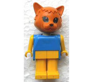 LEGO Cornelius Cat with Yellow Arms Fabuland Figure