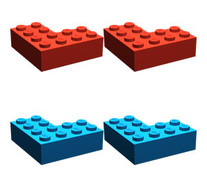 LEGO Cornerbricks (System) Set 417-4
