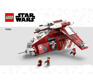 LEGO Coruscant Guard Gunship Set 75354 Instructions