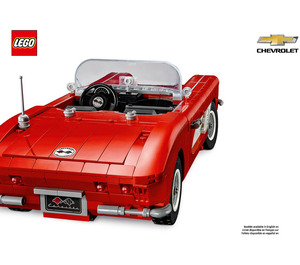 LEGO Corvette Set 10321 Instructions