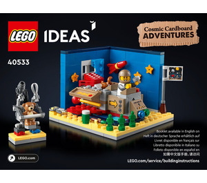 LEGO Cosmic Cardboard Adventures 40533 Byggeinstruksjoner