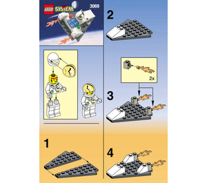 LEGO Cosmic Wing 3069 Instruktioner