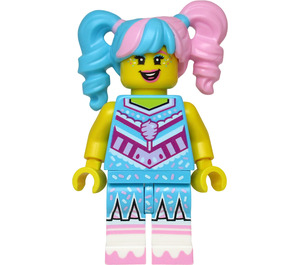 LEGO Cotton Candy Cheerleader Figurine