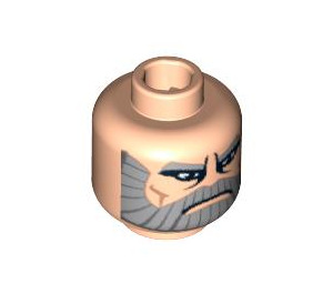 LEGO Count Dooku Head (Recessed Solid Stud) (3626 / 84934)