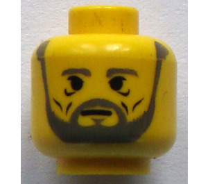 LEGO Count Dooku Head (Safety Stud) (3626)