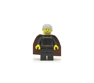 LEGO Count Dooku con Gris Pelo y Amarillo Cabeza Minifigura