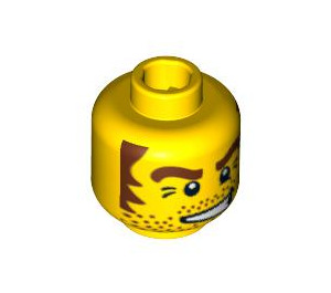 LEGO Cowboy Head (Safety Stud) (3626 / 88022)