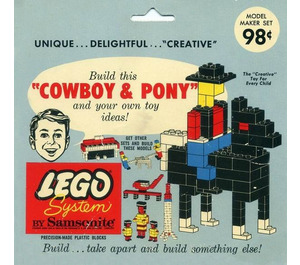 LEGO Cowboy & Pony Set 806-2