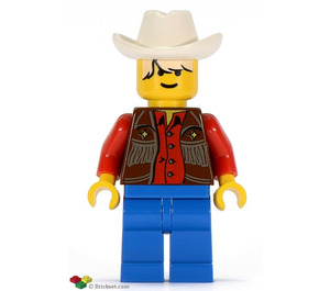 LEGO Cowboy Rood Shirt minifiguur