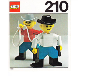 LEGO Cowboys Set 210-1 Instructions