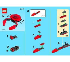 LEGO Crab Set 40067 Instructions