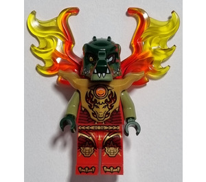 LEGO Cragger - Rüstung Breastplate, Flamme Flügel Minifigur