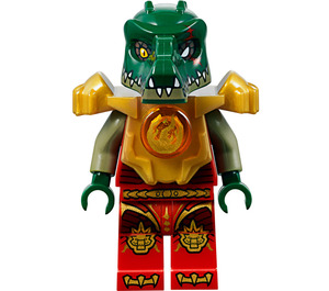 LEGO Cragger med Rustning og Brann Chi Minifigur