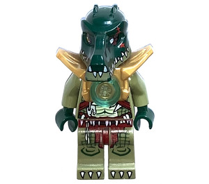 LEGO Cragger with Pearl Gold Armor, no Cape Minifigure