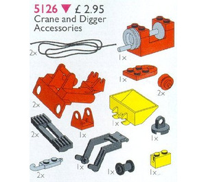 LEGO Crane and Digger Accessories Set 5126