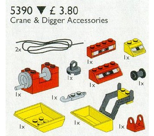 LEGO Crane and Digger Accessories Set 5390