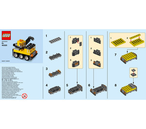 LEGO Crane Set 40325 Instructions