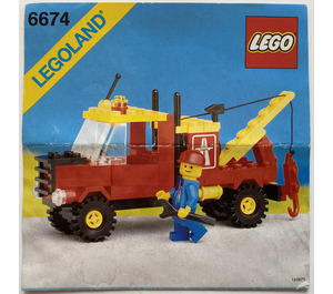 LEGO Crane Truck 6674 Byggeinstruksjoner