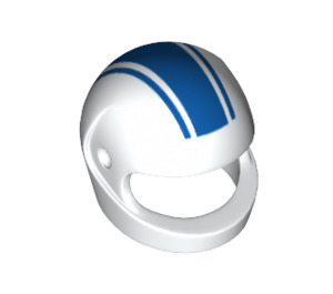 LEGO Crash Helmet with Blue stripe (2446 / 77789)