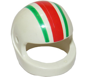 LEGO Crash Helmet with Red and Green Lines (2446)