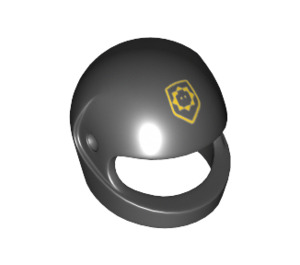 LEGO Crash Helmet with Robo SWAT Minifigure Head Logo (2446 / 16579)